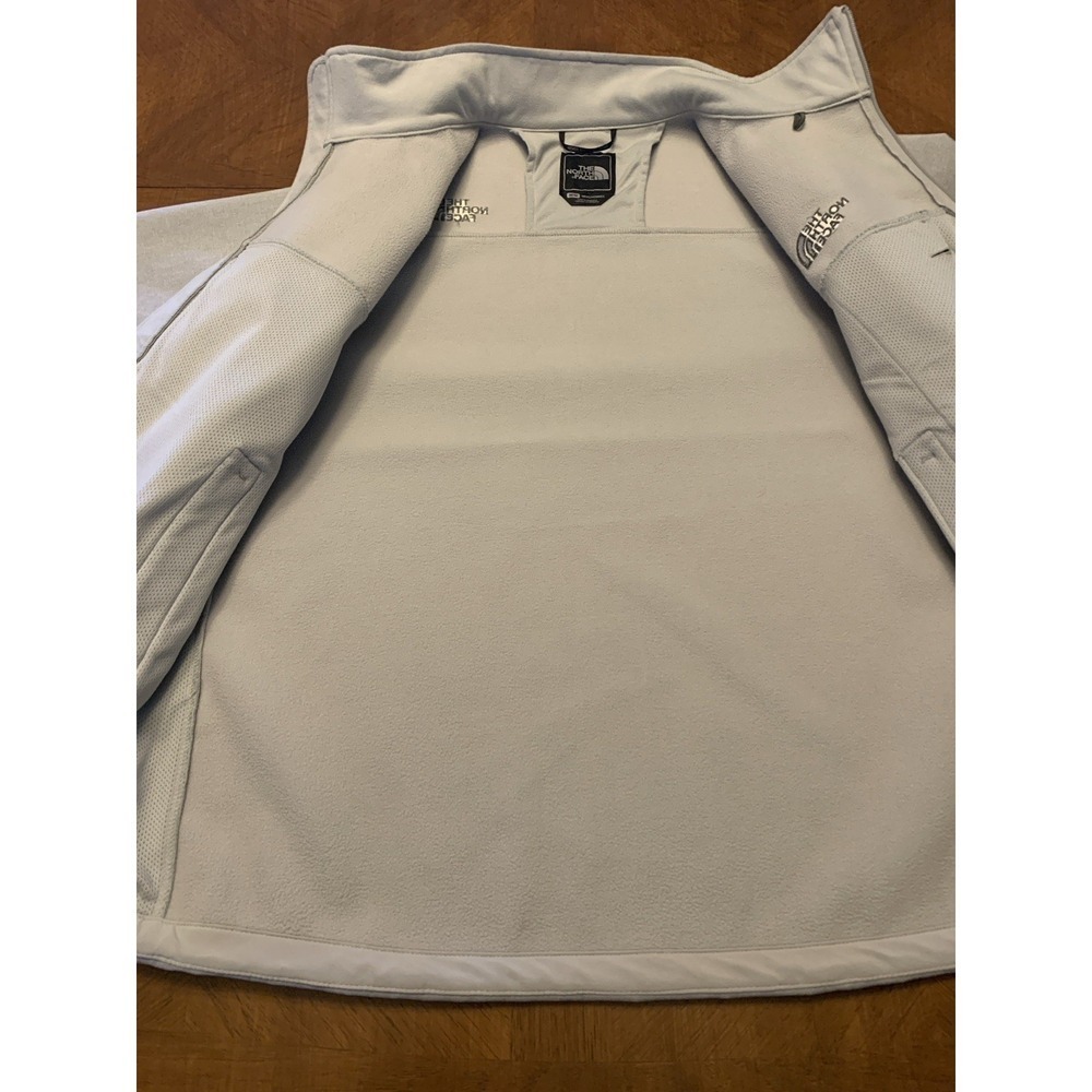 The North Face Windwall Jacket Soft Shell Fleece Lined Men's M Gray Windbreaker - Picture 11 of 16
